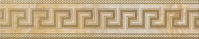 Бордюр Gardenia (Versace) Marble Fascia Greca Oro 240202 58.5×11.5 см