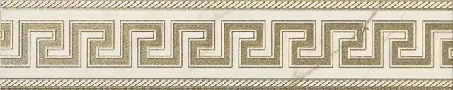 Бордюр Gardenia (Versace) Marble Fascia Greca Bianco 240201 58.5×11.5 см