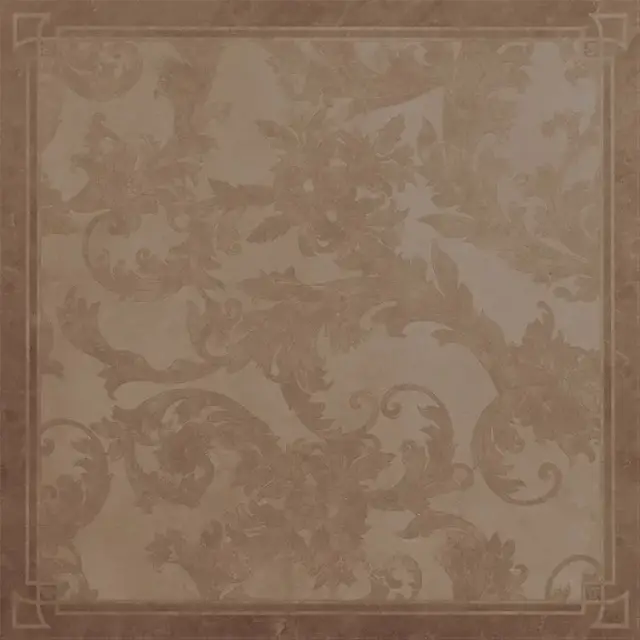 Декор Gardenia (Versace) Marble Dec Cass Foglia Marrone Onice 240077 58.5×58.5 см