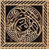 Вставка Gardenia (Versace) Marble Tozzetto Medusa Nero 240303 11.5×11.5 см