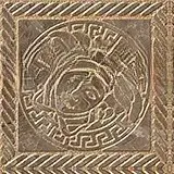 Вставка Gardenia (Versace) Marble Tozzetto Medusa Marrone 240307 11.5×11.5 см