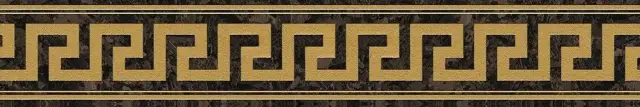 Бордюр Versace Meteorite Fascia Greca Moka/Oro Sabbiato 9.8×60 см