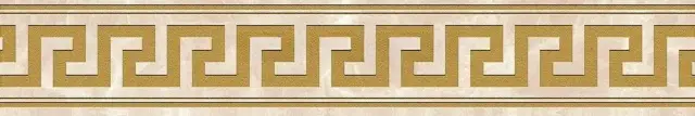 Бордюр Versace Meteorite Fascia Greca Miele/Oro Sabbiato 9.8×60 см