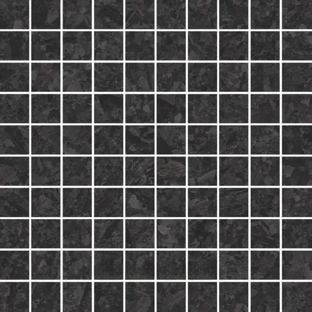 Мозаика Versace Meteorite Mosaico Nero T100 Lappato 30×30×10 см