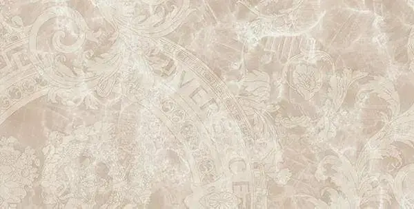 Керамогранит Versace Meteorite Megabarocco Miele Lappato 20×120×10 см