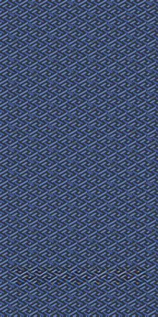 Керамогранит Versace Icons La Greca Midi Blue 60×120×7 см