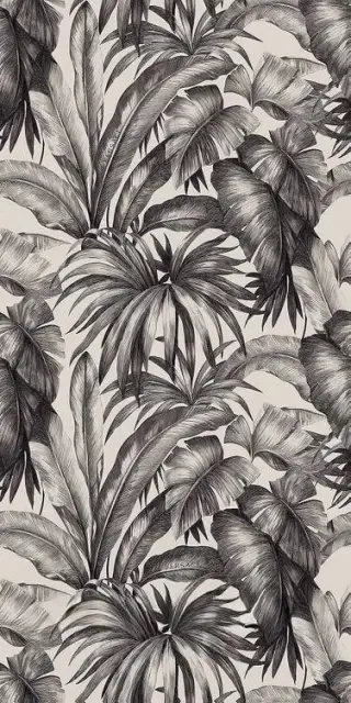 Керамогранит Versace Icons Palm Black/White 60×120×7 см