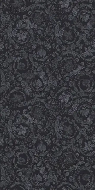 Керамогранит Versace Icons Black Barocco Garden 60×120×7 см