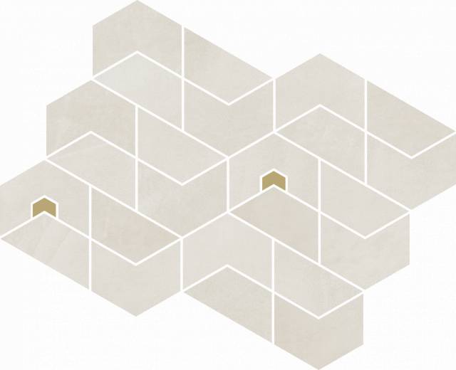 Italon Керамический гранит Continuum Мозаика Polar Jewel 31.1x38.2 натуральный