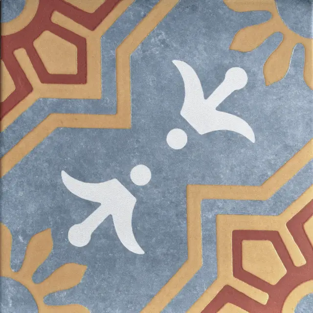 Palmas Blue Decor 2 20x20