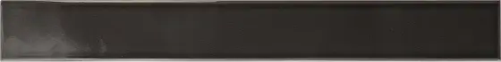 Equipe Vitral Настенная керамическая плитка Black 5x40 глазурованный глянцевый