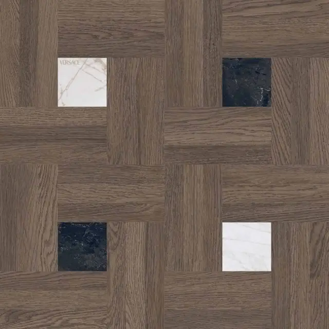 LEATHERWOOD CHESTERFIELD EBONY NAT.3D 60X60 8,5 мм