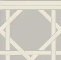 Pattern 8: Bordura Lineare Monocolore (Perla Decoro Bianco)