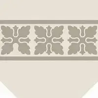 Pattern 3: Bordura Lineare Monocolore (Bianco Decoro Nero)