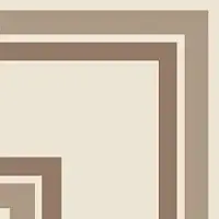 Pattern 9: Bordura Angolo Bicolore (Bianco Decoro Tortora/Tabacco)