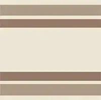 Pattern 9: Bordura Lineare Bicolore (Bianco Decoro Tortora/Tabacco)