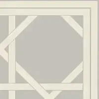 Pattern 8: Bordura Angolo Monocolore (Perla Decoro Bianco)