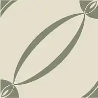 Pattern 14: Quadrato Monocolore (Bianco Decoro Oliva)