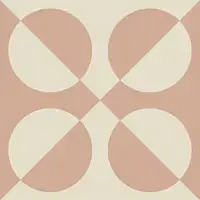 Pattern 17: Quadrato Monocolore (Bianco Decoro Rosa)