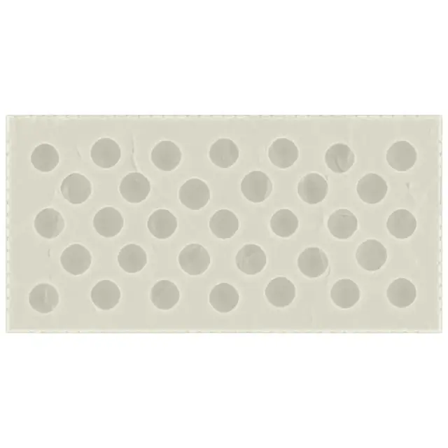 La Diva Carmella Rettangolo Carmella 01 Latte L 15x30