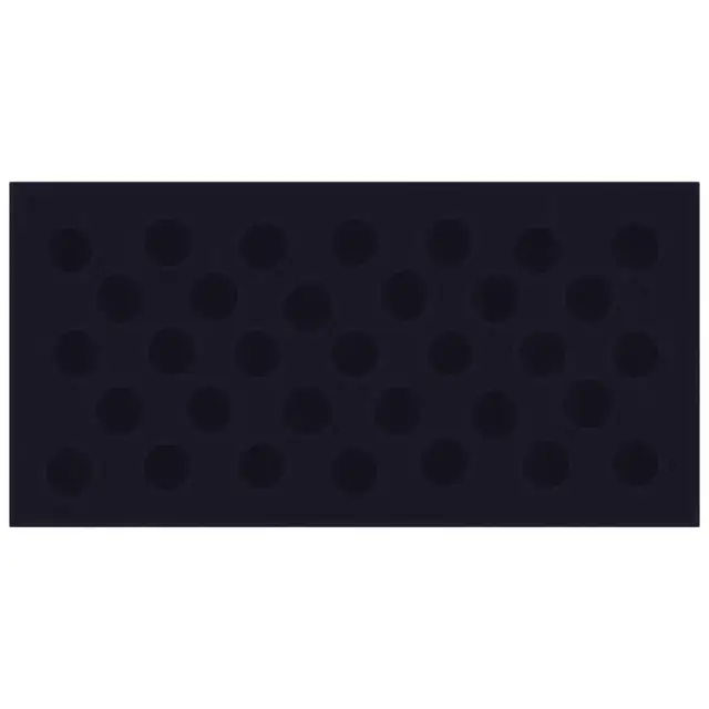 La Diva Carmella Rettangolo Carmella 01 Melanzana L 15x30