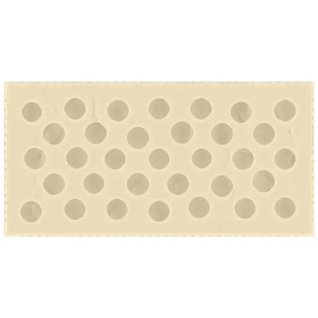 La Diva Carmella Rettangolo Carmella 01 Vaniglia S 15x30