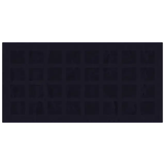 La Diva Carmella Rettangolo Carmella 02 Melanzana L 15x30