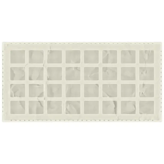 La Diva Carmella Rettangolo Carmella 02 Latte S 15x30