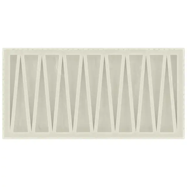 La Diva Carmella Rettangolo Carmella 03 Latte L 15x30