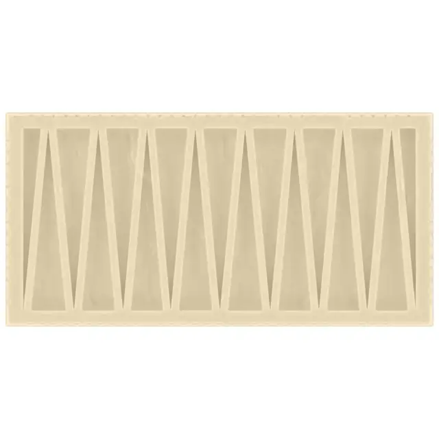 La Diva Carmella Rettangolo Carmella 03 Vaniglia L 15x30