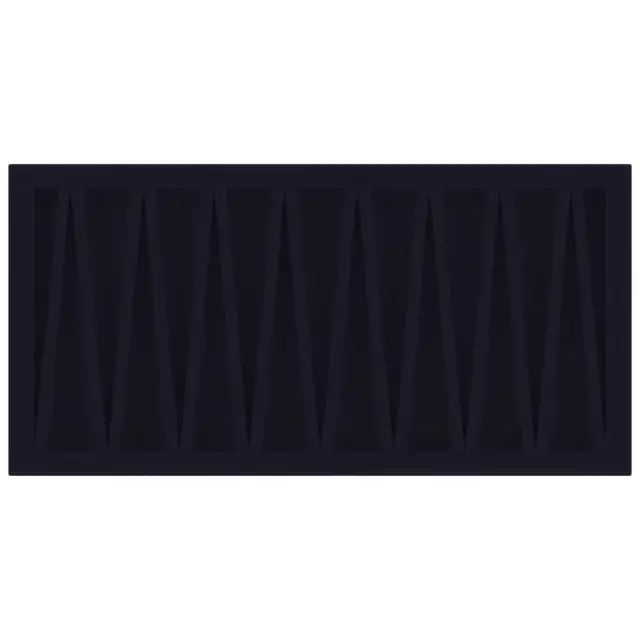 La Diva Carmella Rettangolo Carmella 03 Melanzana L 15x30