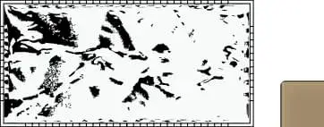 La Diva Carmella Rettangolo Vibrato Cappuccino L 7.5x15