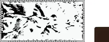 La Diva Carmella Rettangolo Vibrato Caffe L 7.5x15