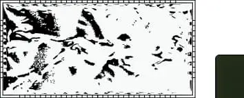 La Diva Carmella Rettangolo Vibrato Menta L 7.5x15