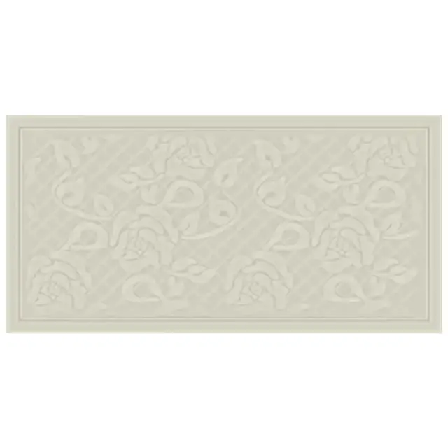 La Diva Greta Rettangolo Greta 01 Latte L 15x30