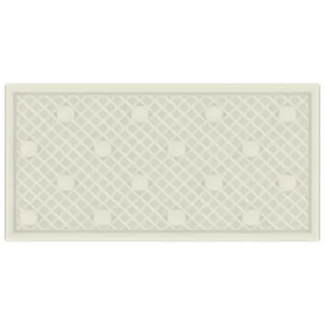La Diva Greta Rettangolo Greta 02 Latte S 15x30