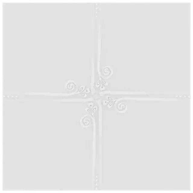 La Diva Margherita Quadrato Margherita 01 Panna S 40x40