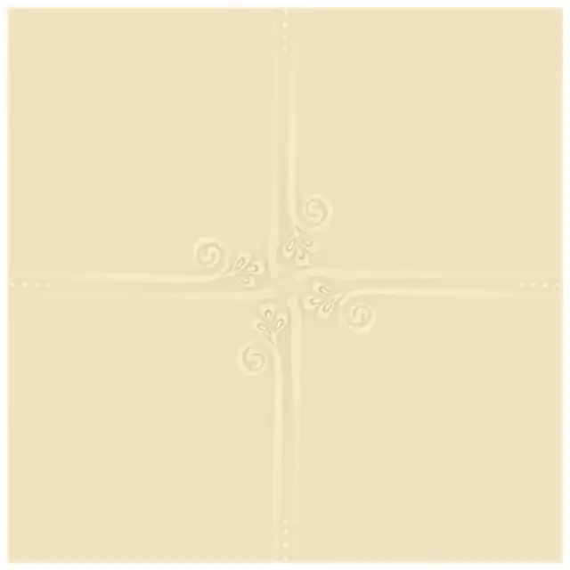 La Diva Margherita Quadrato Margherita 01 Vaniglia S 40x40