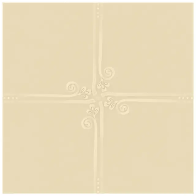 La Diva Margherita Quadrato Margherita 01 Vaniglia L 40x40