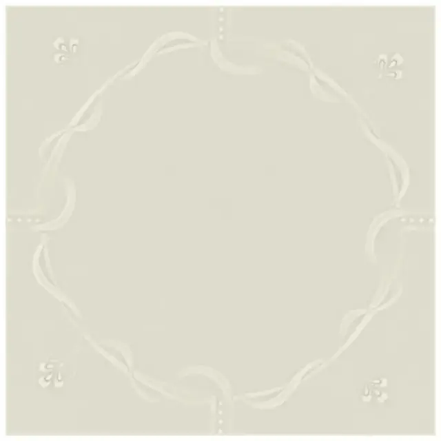 La Diva Margherita Quadrato Margherita 02 Latte L 40x40