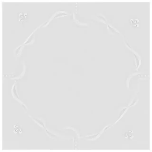 La Diva Margherita Quadrato Margherita 02 Panna S 40x40