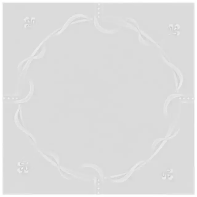 La Diva Margherita Quadrato Margherita 02 Panna L 40x40