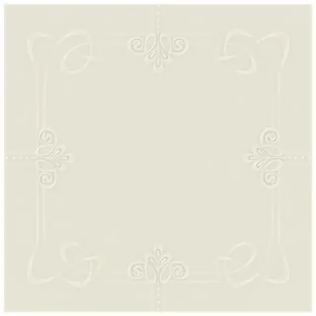 La Diva Margherita Quadrato Margherita 03 Latte S 40x40