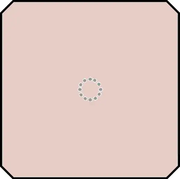 La Diva Maria Ottagono Liscia 1 Magnete Cipria L 20x20