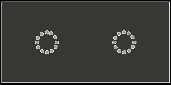 La Diva Maria Rettangolo Liscia 2 Magnete Roccia L 10x20