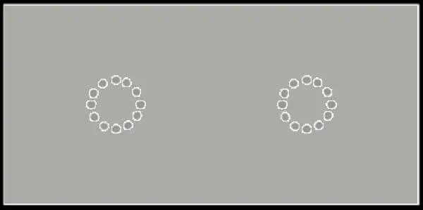 La Diva Maria Rettangolo Liscia 2 Magnete Sabbia L 10x20