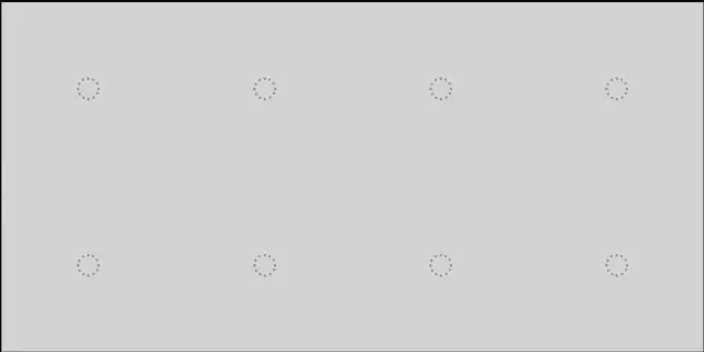 La Diva Maria Rettangolo Liscia 8 Magnete Panna S 40x80