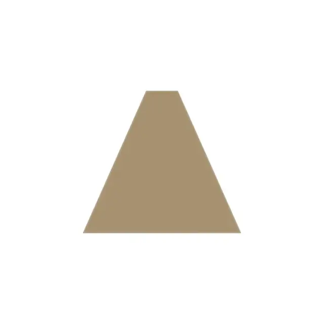 La Diva Veronica Trapezio Or Liscia Cappuccino L 9x20