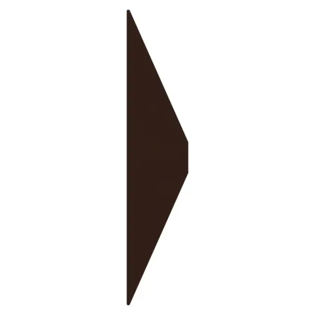 La Diva Veronica Trapezio Veronica Liscia Caffe L 4x20