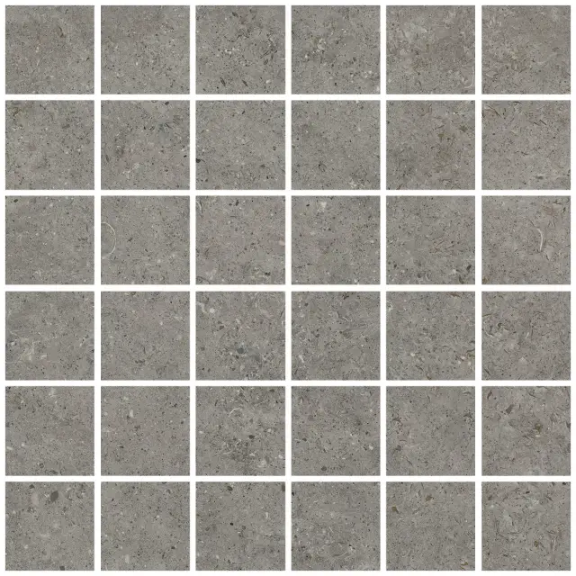 Beren Dark Grey Mosaic 55 Natural 30x30